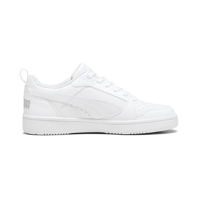 Zapatillas Puma Rebound V6 Low 392328 03 Blanco-Gris