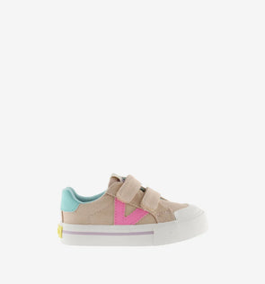 Zapatillas Victoria TRIBU BASKET TIRAS LONA & NEÓN 1065195 Rosa
