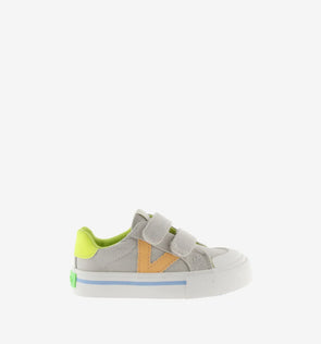 Zapatillas Victoria TRIBU BASKET TIRAS LONA & NEÓN 1065195 Beige