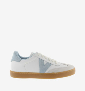 Zapatillas chica Victoria BERLÍN CICLISTA EFECTO PIEL & SERRAJE 1126206 Celeste