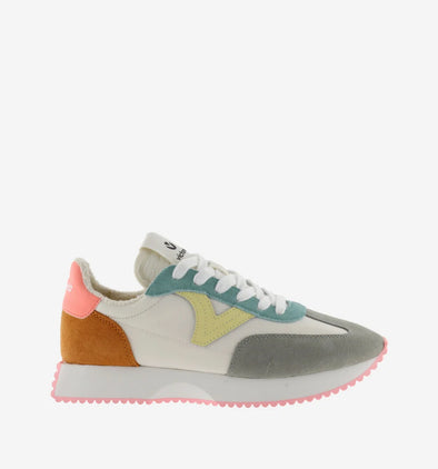 Zapatillas chica Victoria COSMOS SERRAJE MULTICOLOR & NYLON 1134113 Coral