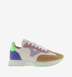 Zapatillas chica Victoria COSMOS SERRAJE MULTICOLOR & NYLON 1134113 Verde
