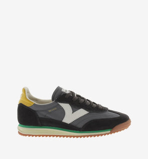 Zapatillas de hombre Victoria SATURNO NYLON & SERRAJE 1158100 Negro