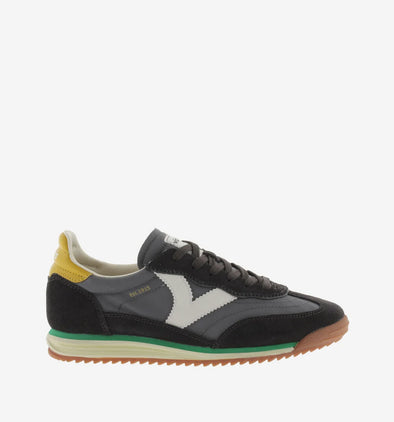 Zapatillas de hombre Victoria SATURNO NYLON & SERRAJE 1158100 Negro