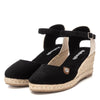 Sandalia de esparto mujer Refresh 17188212 Negro