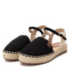 Sandalia de esparto mujer Refresh 17273102 Negro