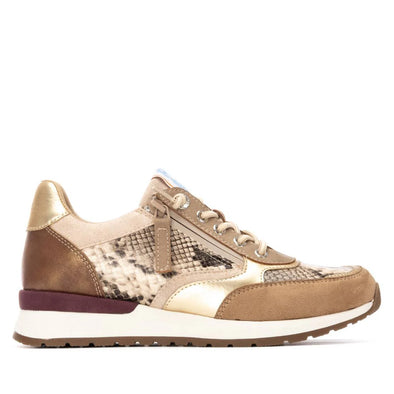 Zapatilla de mujer Refresh 17296003 Beige
