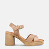 Sandalia tacón de mujer Marila ASMARA BEIGE