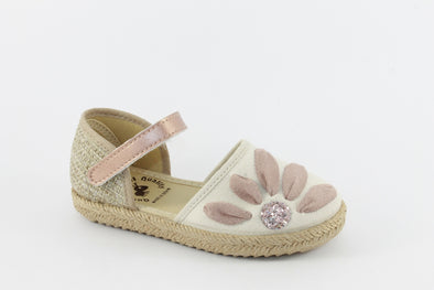 Zapatilla de esparto niña Vulladi 2370-686 Crudo