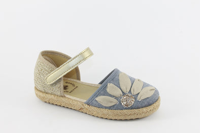 Zapatilla de esparto niña Vulladi 2370-706 Jeans
