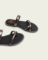Sandalia esclava de piel Porronet CAMILA 3107-023 Plomo