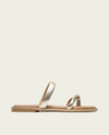 Sandalia esclava de piel Porronet CAMILA 3107-091 Oro