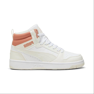 Botas Puma Rebound v6 AW24 392326 25 Blanco-Beige-Rosa