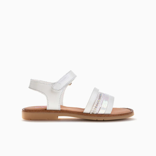 Sandalias de niña Pablosky MARY 438108 Blanco
