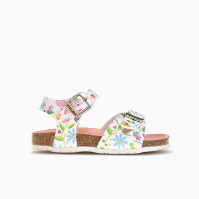 Sandalias de niña Pablosky BIO 439604 Blanco