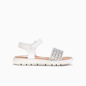 Sandalias de niña Pablosky PANDA 442400 Blanco