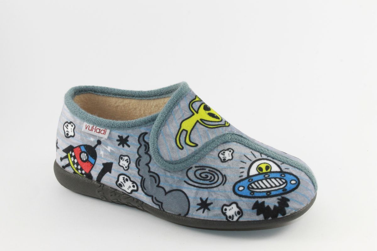 Zapatillas de casa de la marca Vulladi 6223-140 Gris