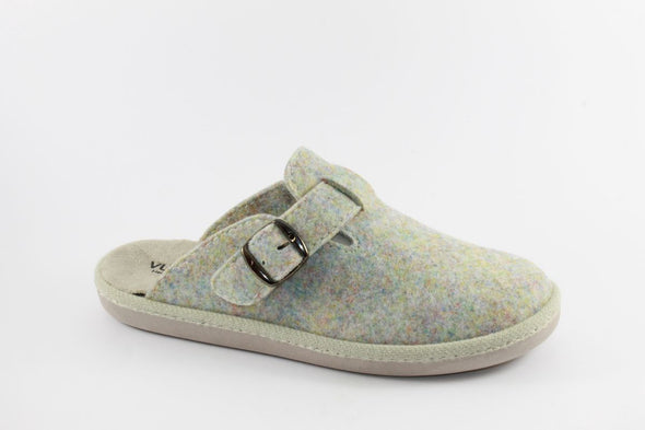 Zapatilla abierta de mujer Vulladi 6392-327 Beige