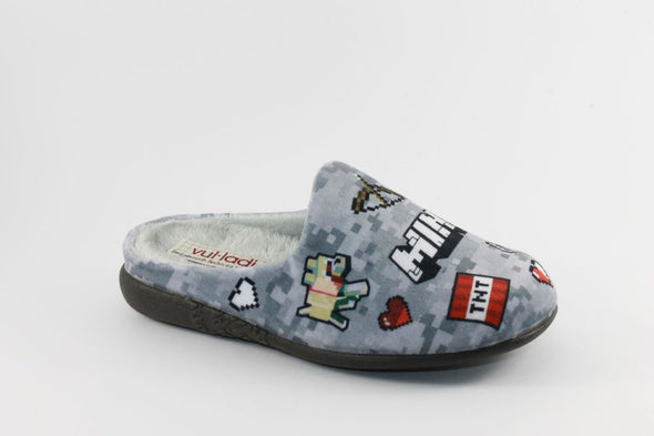 Zapatilla de estar en casa Vulladi 7205-140 Gris