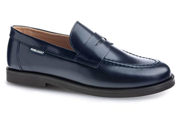Mocassins fermés vernis à lacets pour garçon • Mon Mocassin