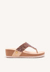 Sandalias cuña con brillo Gioseppo STODDARD 74513 Rosa