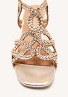 Sandalias de mujer Gioseppo PIEL TRENZADA CRESCENT 75451 Oro