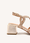 Sandalias de mujer Gioseppo PIEL TRENZADA CRESCENT 75451 Oro