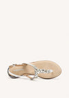Sandalias de pedrería piel mujer Gioseppo MAYNARD 75460 Plata