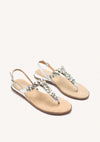 Sandalias de pedrería piel mujer Gioseppo MAYNARD 75460 Plata