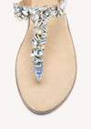 Sandalias de pedrería piel mujer Gioseppo MAYNARD 75460 Plata