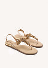 Sandalias de pedrería piel mujer Gioseppo MAYNARD 75460 Oro