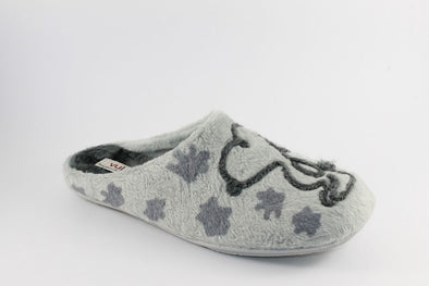 Zapatilla abierta de mujer Vulladi 7600-123 Gris