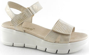 Sandalias de mujer Amarpies ABZ26553 Platino