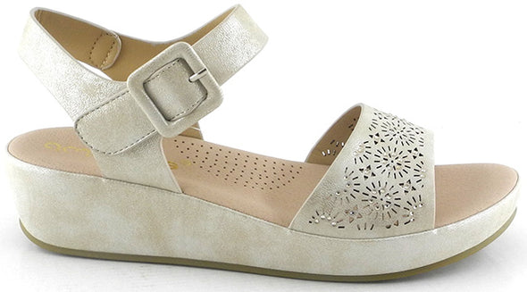Sandalias de mujer Amarpies ABZ26749 Beige