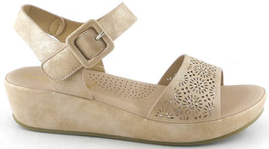 Sandalias de mujer Amarpies ABZ26749 Platino