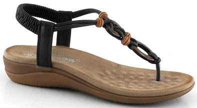 Sandalias de mujer Amarpies ABZ28687 Negro