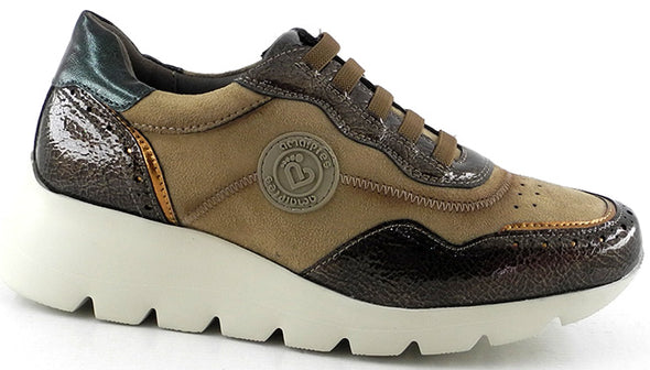 Zapato casual piso dentado Amarpies AMD29416 Taupe