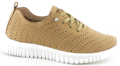 Zapatillas de mujer Amarpies AOG28352 Camel