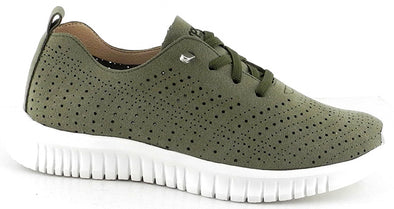 Zapatillas de mujer Amarpies AOG28352 Kaki