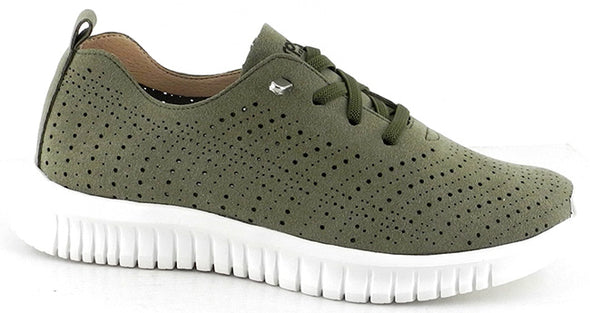 Zapatillas de mujer Amarpies AOG28352 Kaki