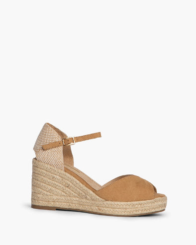Sandalias de esparto mujer Corina M4365 Camel