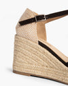 Sandalias de esparto mujer Corina M4365 Negro
