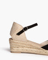 Sandalias de esparto mujer Corina M4310 Negro