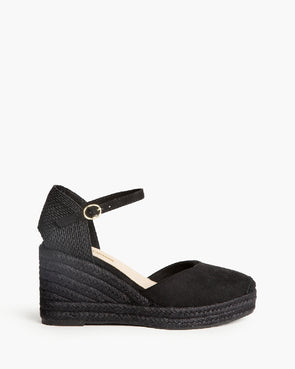 Sandalias de esparto mujer Corina M5391 Negro