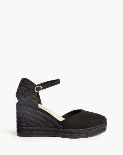 Sandalias de esparto mujer Corina M5391 Negro