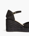 Sandalias de esparto mujer Corina M5391 Negro