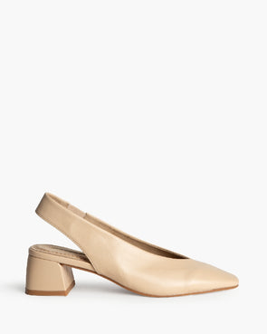 Zapato destalonado de mujer Corina M5325 Beige