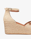 Sandalias de cuña Popa Cantalar Serraje CB34001 Beige