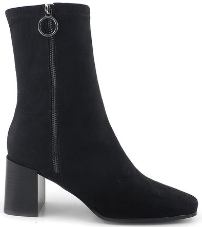 Botin bamara con cremallera D´Angela DRB27592 Negro