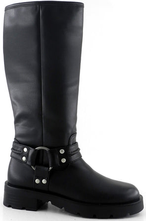 Bota biker adorno D´Angela DZS27724 Negro